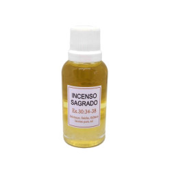 INCENSO SAGRADO 30ML. Ex.30:34-38 Oraes que chegam ao PAI