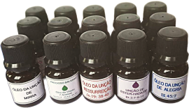  KIT 15 un. �leo B�blico para Un��o 10ml.